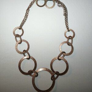 Paparazzi City Circus - Copper Necklace Set
